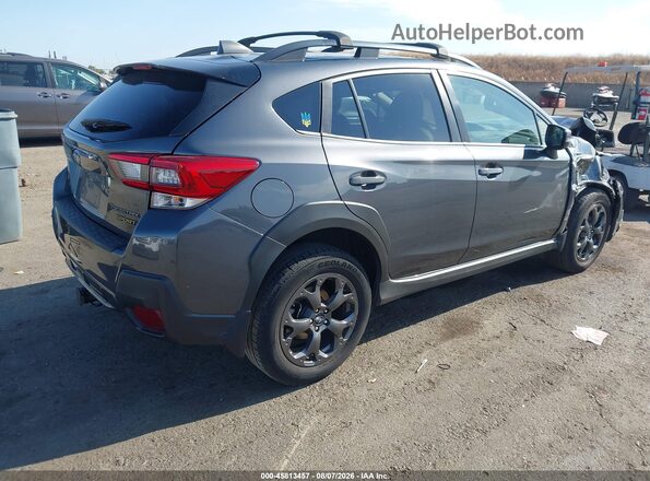 JF2GTHSC4MH206894 2021 SUBARU CROSSTREK Gray Trasero derecho