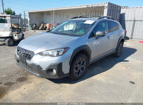 JF2GTHSC4MH283314 2021 SUBARU CROSSTREK Gray Передня ліва чверть