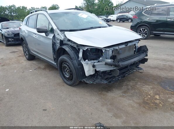 JF2GTHSC4PH295077 2023 SUBARU CROSSTREK Silver Front view