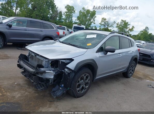 JF2GTHSC4PH295077 2023 SUBARU CROSSTREK Silver Front left