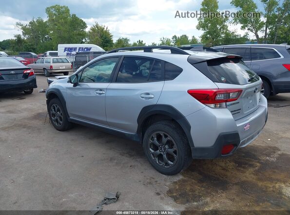 JF2GTHSC4PH295077 2023 SUBARU CROSSTREK Silver Rear left