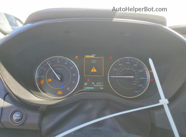 JF2GTHSC5MH223719 2021 SUBARU CROSSTREK Белый Вид щитка приборов