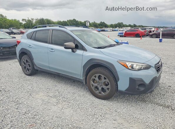 JF2GTHSC5MH269633 2021 SUBARU CROSSTREK Синий Передняя правая четверть