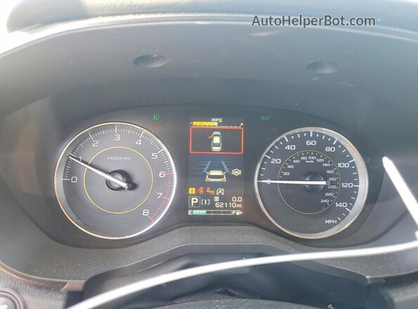JF2GTHSC5NH252090 2022 SUBARU CROSSTREK Gray Instrument cluster view