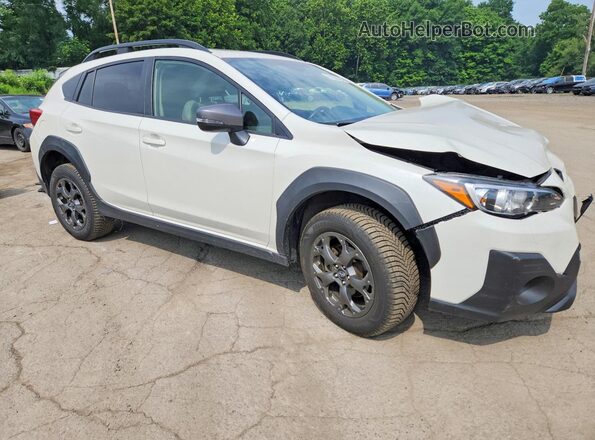 JF2GTHSC5PH316230 2023 SUBARU CROSSTREK White Przód prawy