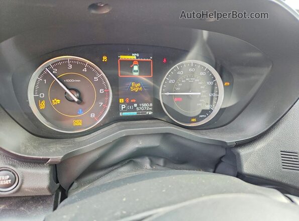 JF2GTHSC5PH316230 2023 SUBARU CROSSTREK White Widok zestawu wskaźników