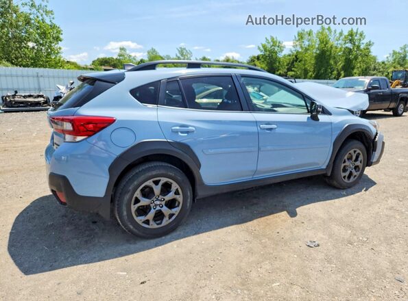 JF2GTHSC6NH268105 2022 SUBARU CROSSTREK Blue Tył prawy