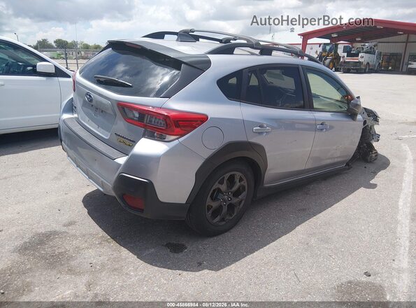 JF2GTHSC6PH233339 2023 SUBARU CROSSTREK Silver Rear right