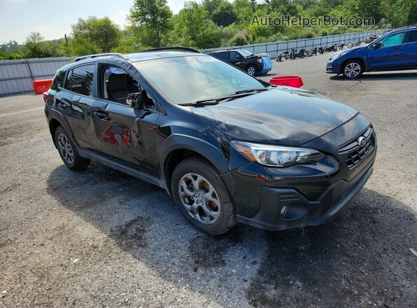 JF2GTHSC7MH314569 2021 SUBARU CROSSTREK Черный Передняя правая четверть