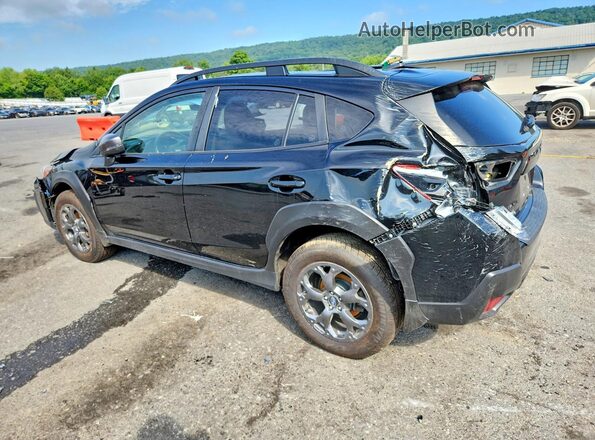 JF2GTHSC7MH314569 2021 SUBARU CROSSTREK Черный Задняя левая четверть
