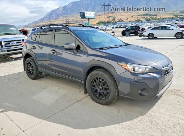 JF2GTHSC7PH226741 2023 SUBARU CROSSTREK Gray Przód prawy