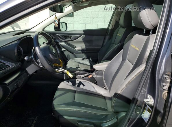 JF2GTHSC7PH226741 2023 SUBARU CROSSTREK Gray Widok wnętrza z przodu