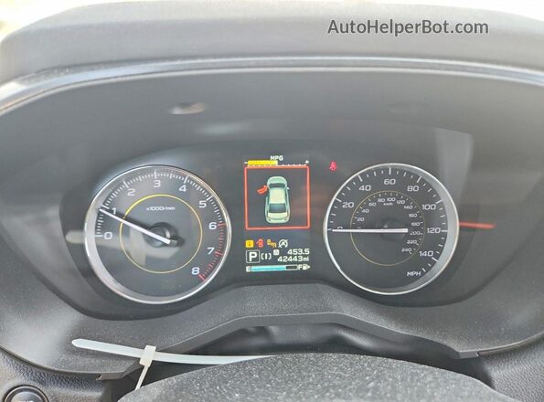 JF2GTHSC7PH290861 2023 SUBARU CROSSTREK Blue Սարքավորումների վահանակի տեսք