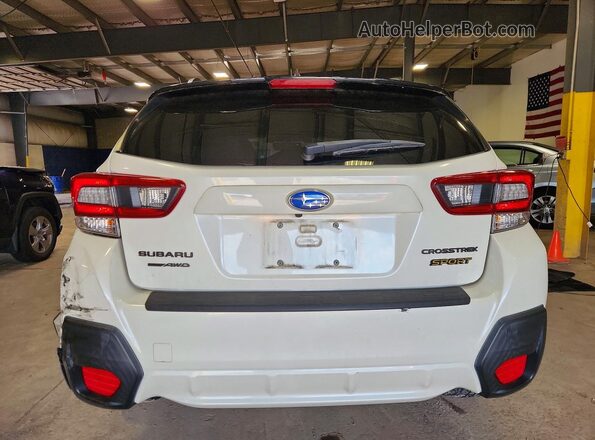 JF2GTHSC8MH225738 2021 SUBARU CROSSTREK White უკანა ხედი