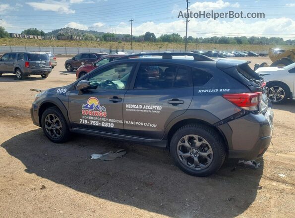 JF2GTHSC8PH306341 2023 SUBARU CROSSTREK Charcoal Trasero izquierdo