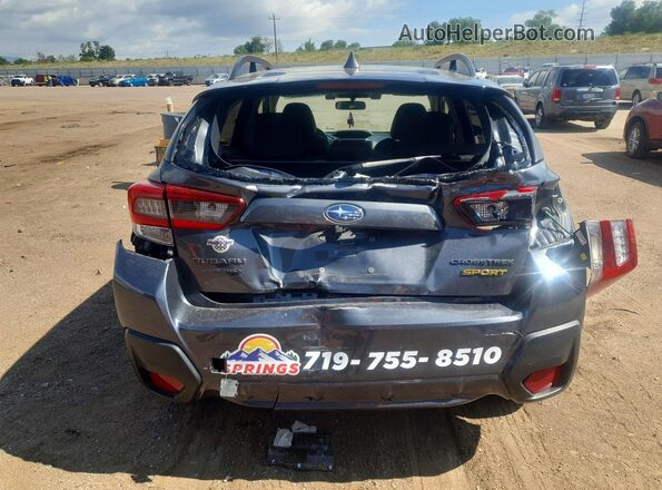 JF2GTHSC8PH306341 2023 SUBARU CROSSTREK Charcoal Vista trasera