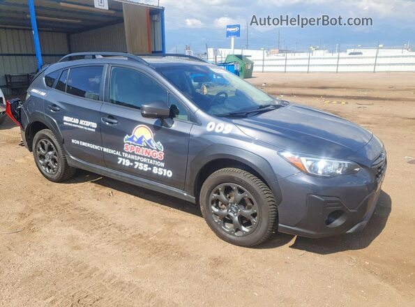 JF2GTHSC8PH306341 2023 SUBARU CROSSTREK Charcoal Delantero derecho