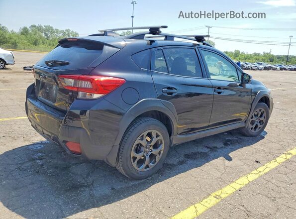 JF2GTHSC9MH354748 2021 SUBARU CROSSTREK Black უკანა მარჯვენა
