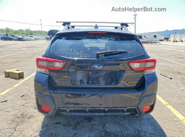 JF2GTHSC9MH354748 2021 SUBARU CROSSTREK Black უკანა ხედი