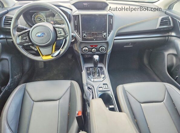 JF2GTHSCXMH339255 2021 SUBARU CROSSTREK Gray Առջևի վահանակի տեսք