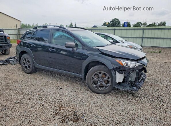 JF2GTHSCXNH230490 2022 SUBARU CROSSTREK Черный Передняя правая четверть