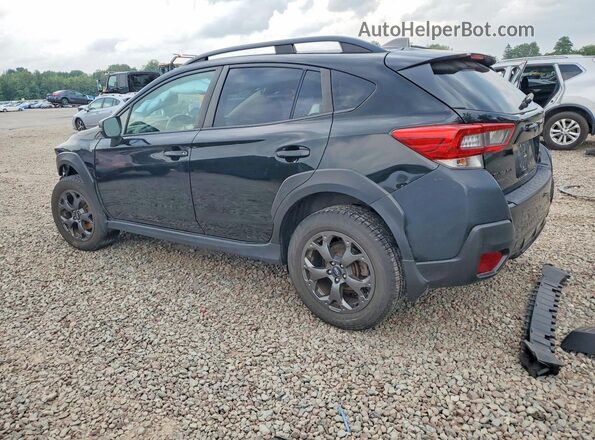 JF2GTHSCXNH230490 2022 SUBARU CROSSTREK Черный Задняя левая четверть