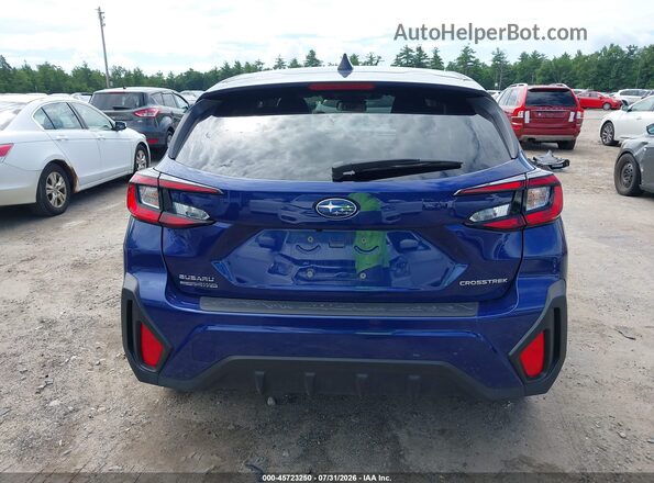 JF2GUABC0SH206036 2025 SUBARU CROSSTREK Blue 