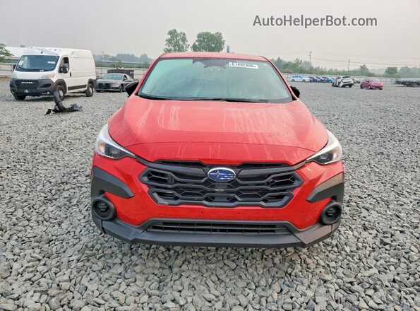JF2GUABC5R8216135 2024 SUBARU CROSSTREK Red Դիմացի տեսք
