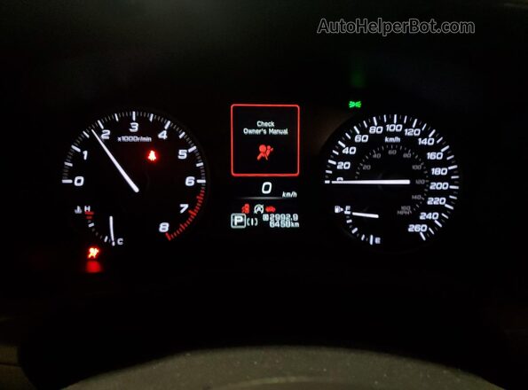JF2GUABC6SH239798 2025 SUBARU CROSSTREK Синий Вид щитка приборов