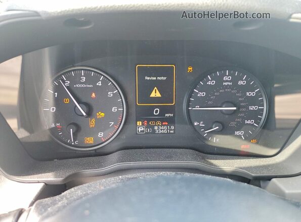 JF2GUABC7RH201927 2024 SUBARU CROSSTREK Gray ხელსაწყოთა პანელის ხედი
