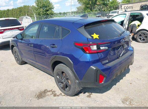 JF2GUABC7SH229104 2025 SUBARU CROSSTREK Синий Задняя левая четверть