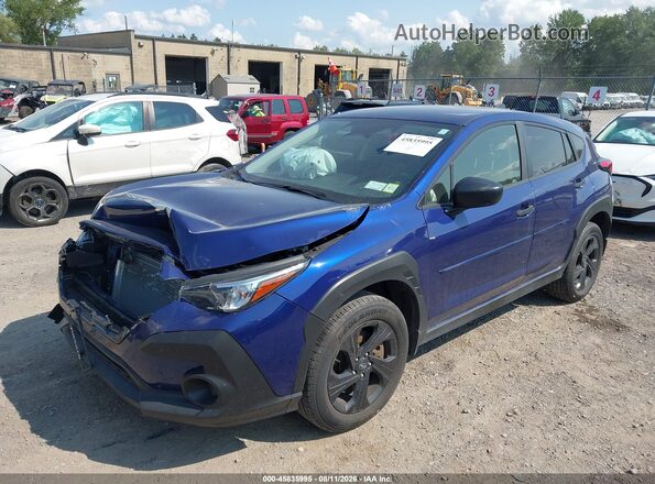 JF2GUABC7SH229104 2025 SUBARU CROSSTREK Синий Передняя левая четверть