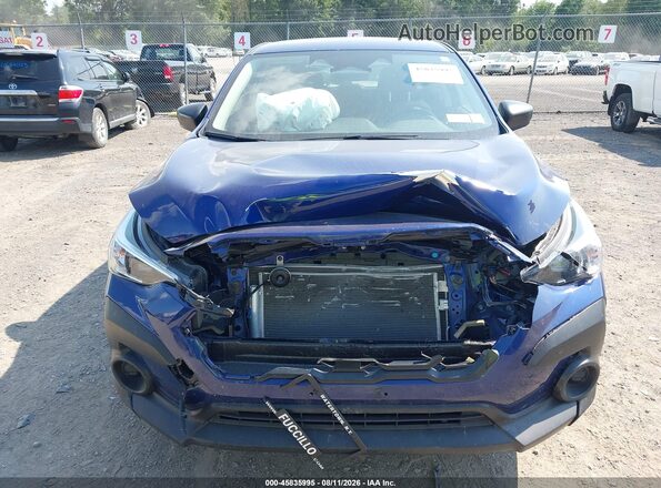 JF2GUABC7SH229104 2025 SUBARU CROSSTREK Синий Вид щитка приборов