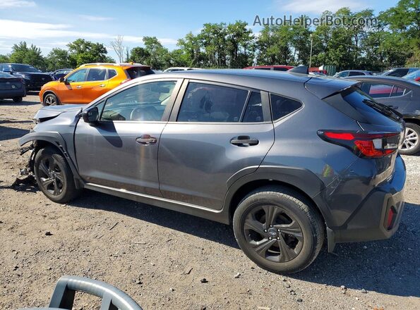 JF2GUABC9R8205574 2024 SUBARU CROSSTREK Charcoal უკანა მარცხენა