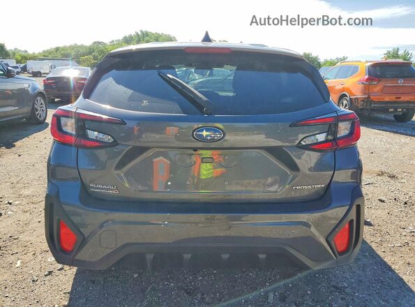 JF2GUABC9R8205574 2024 SUBARU CROSSTREK Charcoal უკანა ხედი