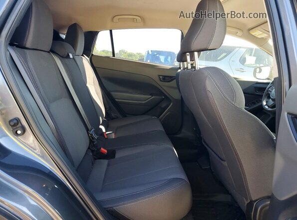 JF2GUABC9R8205574 2024 SUBARU CROSSTREK Charcoal უკანა სავარძლების ხედი