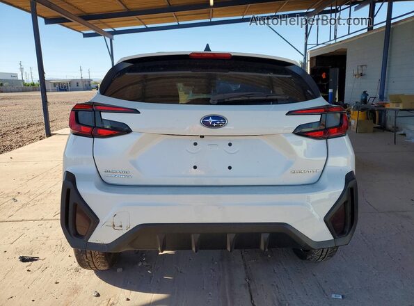 JF2GUABC9RH222777 2024 SUBARU CROSSTREK White უკანა ხედი