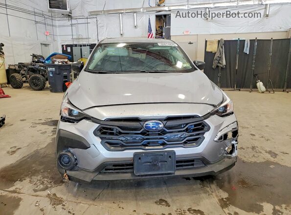 JF2GUABC9S8225040 2025 SUBARU CROSSTREK Silver Front view