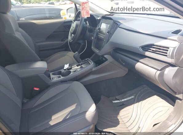 JF2GUABC9SH310119 2025 SUBARU CROSSTREK Gray Widok wnętrza z przodu