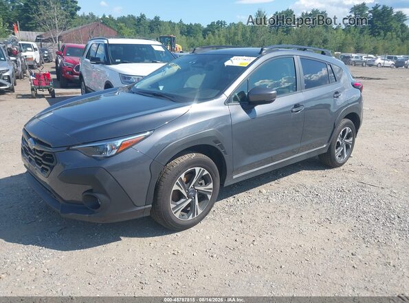JF2GUADC0R8294514 2024 SUBARU CROSSTREK Silver Առջևի ձախ երեք քառորդ տեսարան