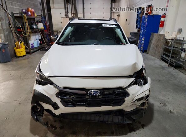 JF2GUADC0R8391664 2024 SUBARU CROSSTREK White წინა ხედი