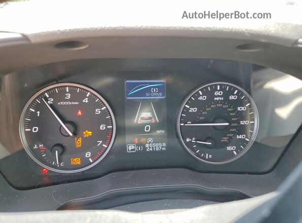 JF2GUADC0RH398405 2024 SUBARU CROSSTREK Blue ხელსაწყოთა პანელის ხედი