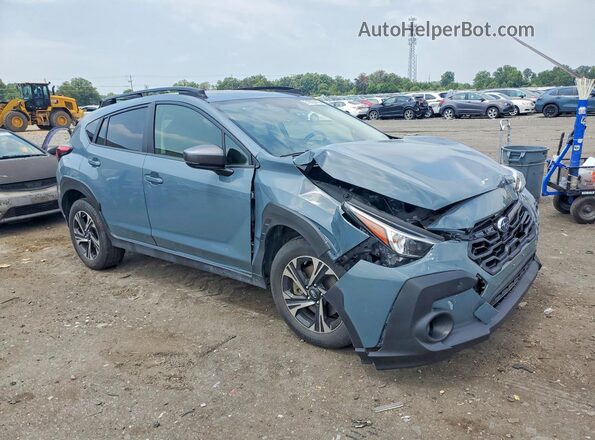 JF2GUADC0RH851860 2024 SUBARU CROSSTREK Синий Передняя правая четверть