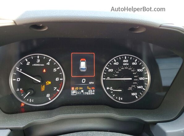JF2GUADC0RH894093 2024 SUBARU CROSSTREK Черный Вид щитка приборов