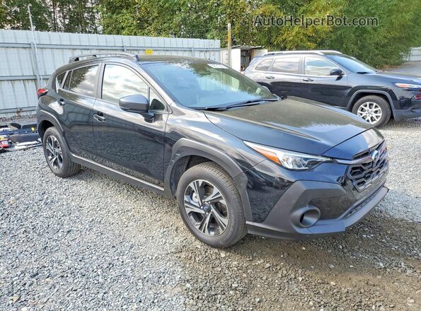 JF2GUADC0RH894093 2024 SUBARU CROSSTREK Черный Передняя правая четверть
