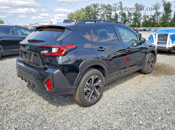 JF2GUADC0RH894093 2024 SUBARU CROSSTREK Черный Задняя правая четверть