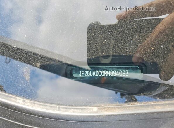 JF2GUADC0RH894093 2024 SUBARU CROSSTREK Черный Панорамный вид салона 360°