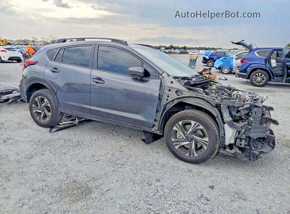 JF2GUADC1RH380060 2024 SUBARU CROSSTREK Gray Передня права чверть