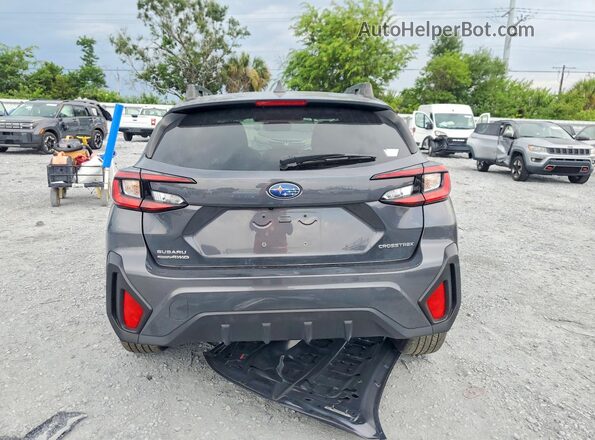 JF2GUADC1RH380060 2024 SUBARU CROSSTREK Gray Вид ззаду