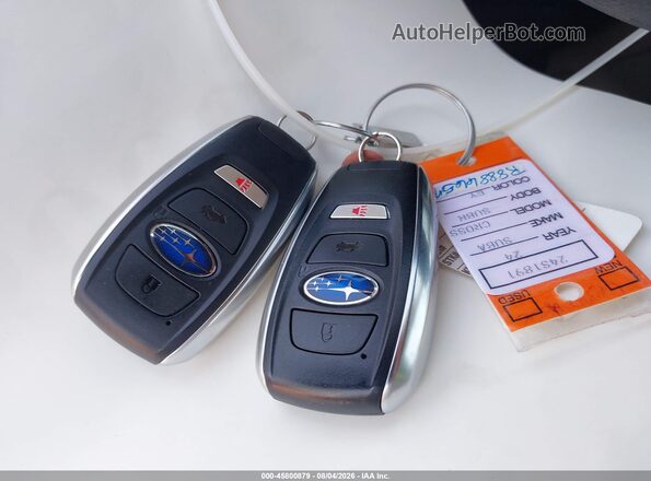 JF2GUADC2R8886657 2024 SUBARU CROSSTREK Silver Widok deski rozdzielczej